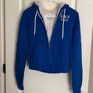 ABERCROMBIE & FITCH Jacket (with hoodie)